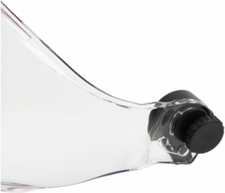 Clear Half-Face Visor for Safety Helmets, 7 Inch x 4 Inch Lens, UV Protection