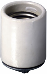 Medium Base Keyless Incandescent Lampholder, 250 Volt, Glazed Porcelain, Single Circuit