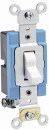 15 Amp Toggle Switch, Extra Heavy Duty, 120/277 Volt, Self-Grounding