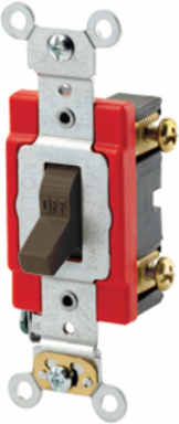 20 Amp Double-Pole Quiet Toggle Switch, Extra Heavy Duty, 120/277 VAC