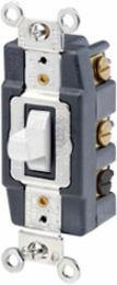 20 Amp Double-Throw Toggle Switch, Maintained Contact, Extra Heavy-Duty, 120/277 Volt