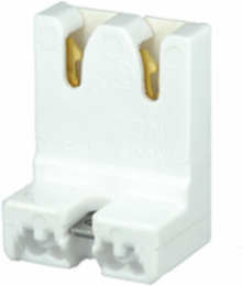 Medium Base T8 Bi-Pin Low Profile Fluorescent Lampholder 660W Screw Mount