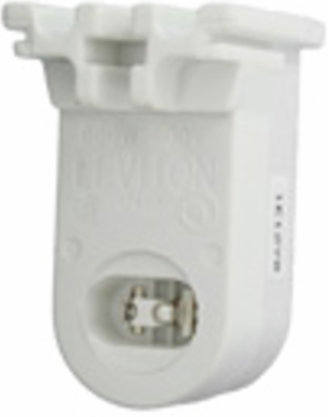 Fluorescent Lampholder Pedestal Base 660W 600V High Output White