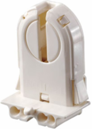Low Profile 660W 600V T8-T12 Bi-Pin Linear Fluorescent Lampholder, Snap-In, for 22-25 Ga. Panel