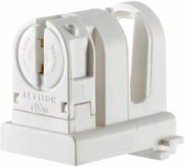 T5 Bi-Pin Lampholder Adapter, Medium to Miniature Base, 600V, 660W, Slide-On