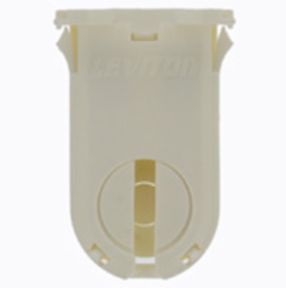 T8 Fluorescent Lampholder Medium Bi-Pin G13 Base, Snap-In, Lamp-Lock