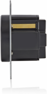 50 Amp NEMA 14-50R EV Charging Receptacle/Outlet, Flush Mount, Industrial Grade