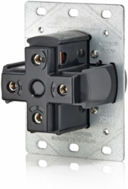 50 Amp EV Charging Receptacle/Outlet, Heavy Duty, Weather-Resistant