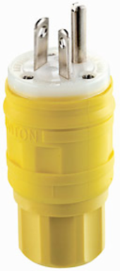 Wetguard Watertight 15 Amp 347 Volt NEMA 24-15P Straight Blade Plug