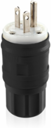 Wetguard Watertight Straight Blade Plug, 20 Amp, NEMA 5-20P, IP69K Rating