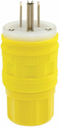 Wetguard Watertight Straight Blade Plug 15 Amp 125 Volt NEMA 5-15P IP69K Rated