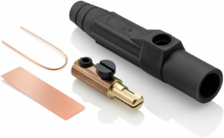 Male Plug, #8 - #2 AWG, 150 Amp, Single Set Screw Termination