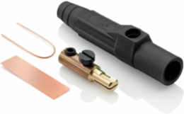 Male Plug, #8 - #2 AWG, 150 Amp, Single Set Screw Termination