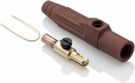 Male Plug #8 - #4 AWG, Crimp Tube Termination, 140 Amp Max, 600 Volt