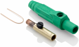 Cam-Type Female Plug, #8 - #4 AWG Crimp Tube, 140 Amp Max, 600 Volt