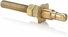 Brass Locking Ground Pin, NEMA 3R Rated for Outdoor Use, UL 1691/508 Certified