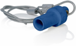 Blue Cam-Type Male Protective Cap, NEMA 3R Rated for Outdoor Use