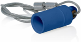 Cam-Type Female Protective Cap, Taper Nose, Blue