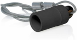 Cam-Type Female Protective Cap, Black, Taper Nose, NEMA 3R Rated