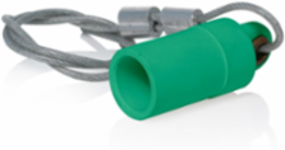 Female Protective Cap, Green, NEMA 3R Rated for Outdoor Use