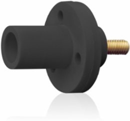 Male Panel Mount Receptacle #8 - #2 AWG, 0.75 Inch Threaded Stud, 150 Amp