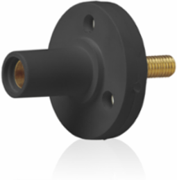 Female Panel Mount Receptacle, 0.75 Inch Threaded Stud, 150 Amp, #8 - #2 AWG
