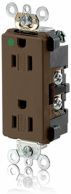 Decora Plus Duplex Receptacle, 15 Amp, Hospital Grade, Tamper-Resistant