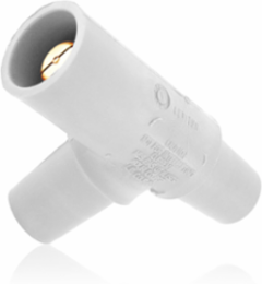 Tapping Tee Adapter, Female-Female-Male, 400 Amp, White, NEMA 3R