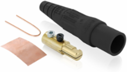 Male Plug, 300 Amp Max, 2-2/0 AWG, Type 3R, Black