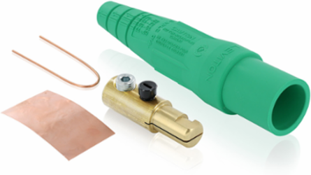 Male Plug 2-2/0 AWG, Brass Contacts, 300 Amp Max, NEMA Type 3R
