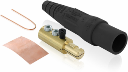 Male Plug 2/0 - 4/0 AWG, 400 Amp Max, Double Set Screw, NEMA 3R
