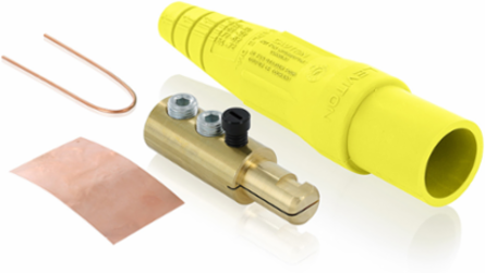 Male Plug 2/0 - 4/0 AWG, 400 Amp, Double Set Screw Termination, Type 3R