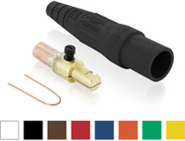 Male Plug, 1/0-2/0 AWG, Crimp Tube Termination, 300 Amp, 600 Volt, Type 3R