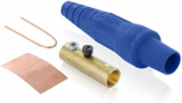 Taper Nose Cam-Type Female Plug, 2-2/0 AWG, 300 Amp, NEMA Type 3R, Blue
