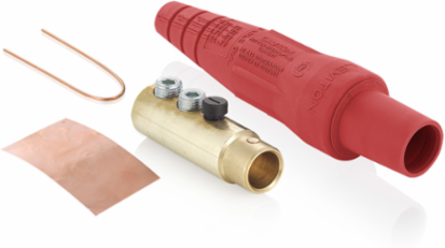 Female Plug 2/0 - 4/0 AWG, 400 Amp Max, Double Set Screw Termination