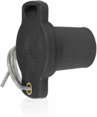 Male Protective Cap, Black, Cam-Type, NEMA 3R Rated, UL 1691/508