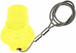 Male Protective Cap, Yellow, NEMA 3R Rated for Outdoor Use
