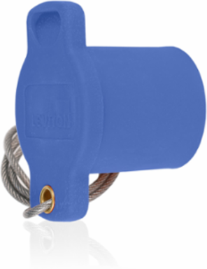Female Protective Cap, Blue, UL 1691 Rated for 35k A / 600V