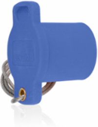 Female Protective Cap, Blue, UL 1691 Rated for 35k A / 600V