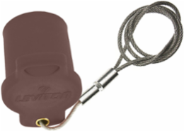 Female Protective Cap, Cam-Type, Brown, NEMA 3R Rated for Outdoor Use