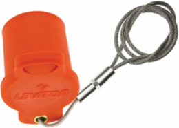 Female Protective Cap, Cam-Type, Orange, NEMA 3R Rated for Outdoor Use