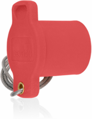 Female Protective Cap, Red Cam-Type, UL Rated 600V, RoHS Compliant