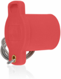 Female Protective Cap, Red Cam-Type, UL Rated 600V, RoHS Compliant