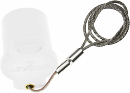 Female Protective Cap, White, NEMA 3R Rated, UL 1691, 600V