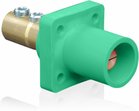Male Receptacle 90-Degree, 2/0-4/0 AWG, 400 Amp Max, NEMA 3R Rated