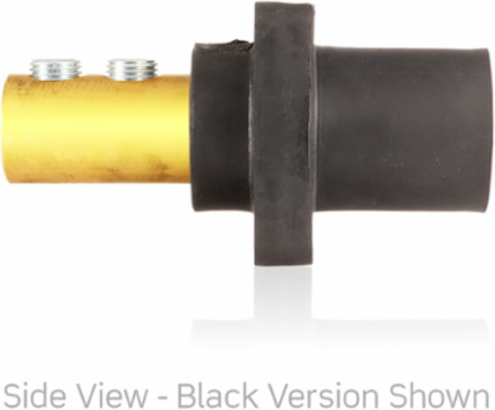 Male Receptacle 90-Degree 2/0-4/0 AWG 400 Amp Max, Double Set Screw Termination