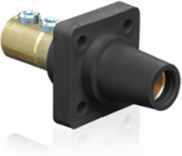 Female Receptacle 90 Degree, 2/0-4/0 AWG, 400 Amp Max, Double Set Screw Termination