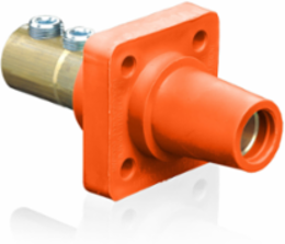 Female Panel Receptacle, 90 Degree, 2/0-4/0 AWG, 400 Amp Max, NEMA 3R