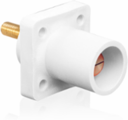 Male Receptacle 90 Degree #2-4/0 AWG 400 Amp 1.125 Inch Threaded Stud Termination