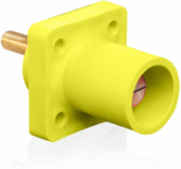 Male Receptacle, 90-Degree, 400 Amp, #2 - 4/0 AWG, 1.125 Inch Threaded Stud